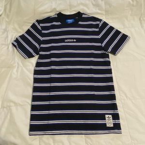 Adidas Pete Tee Black, White, Royal Blue